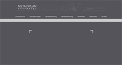 Desktop Screenshot of metallplan.ch