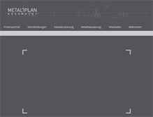 Tablet Screenshot of metallplan.ch